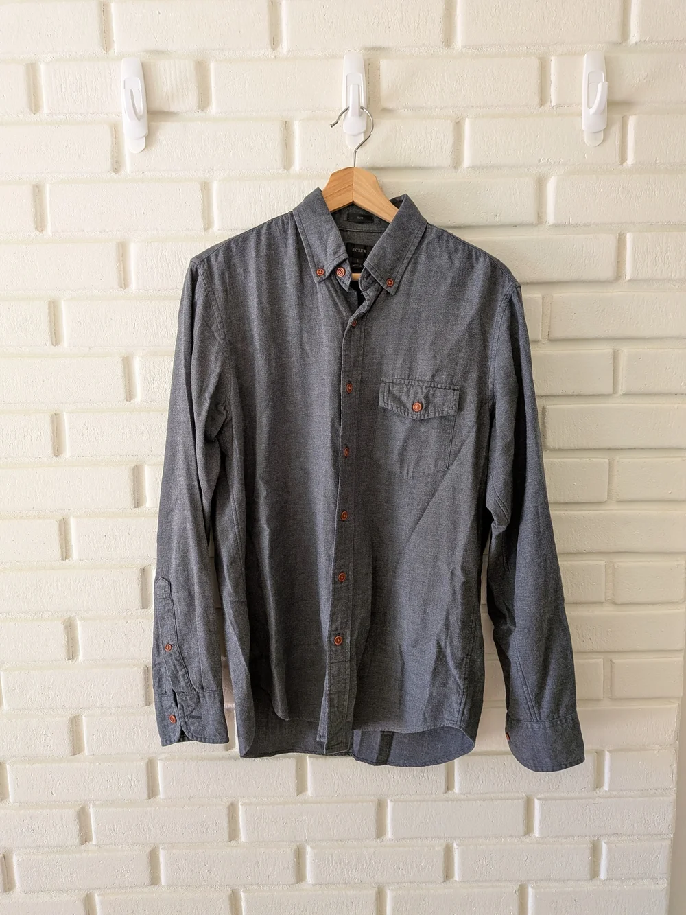 J. Crew Slim Fit Flannel Shirt (Size S)